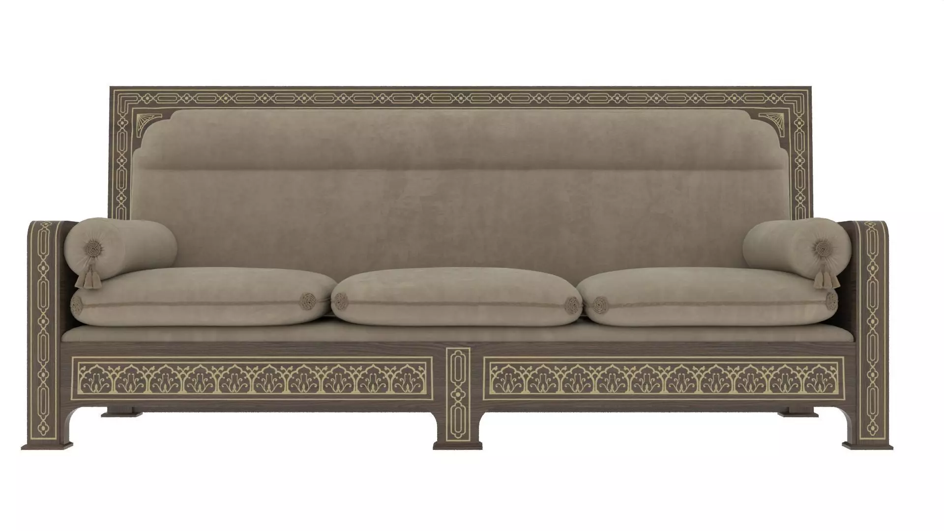 Arabic Sofa 3D model_9