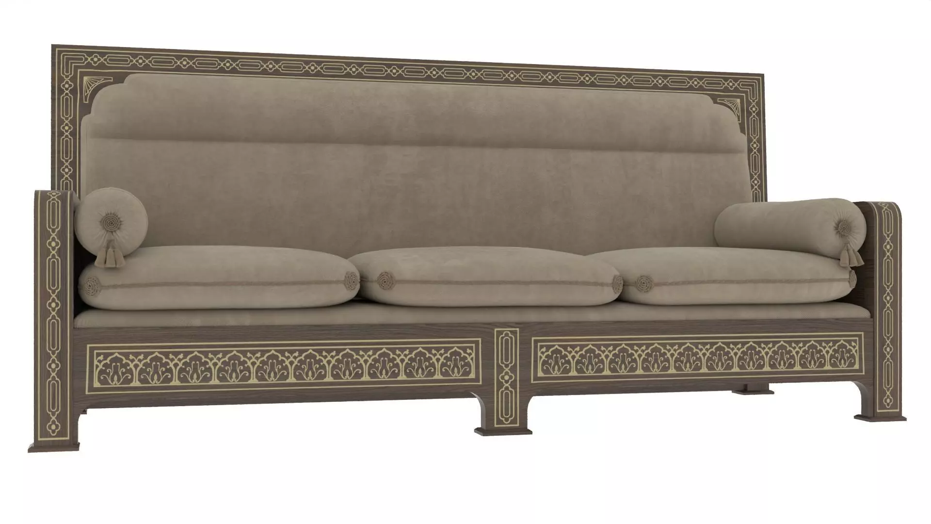 Arabic Sofa 3D model_10