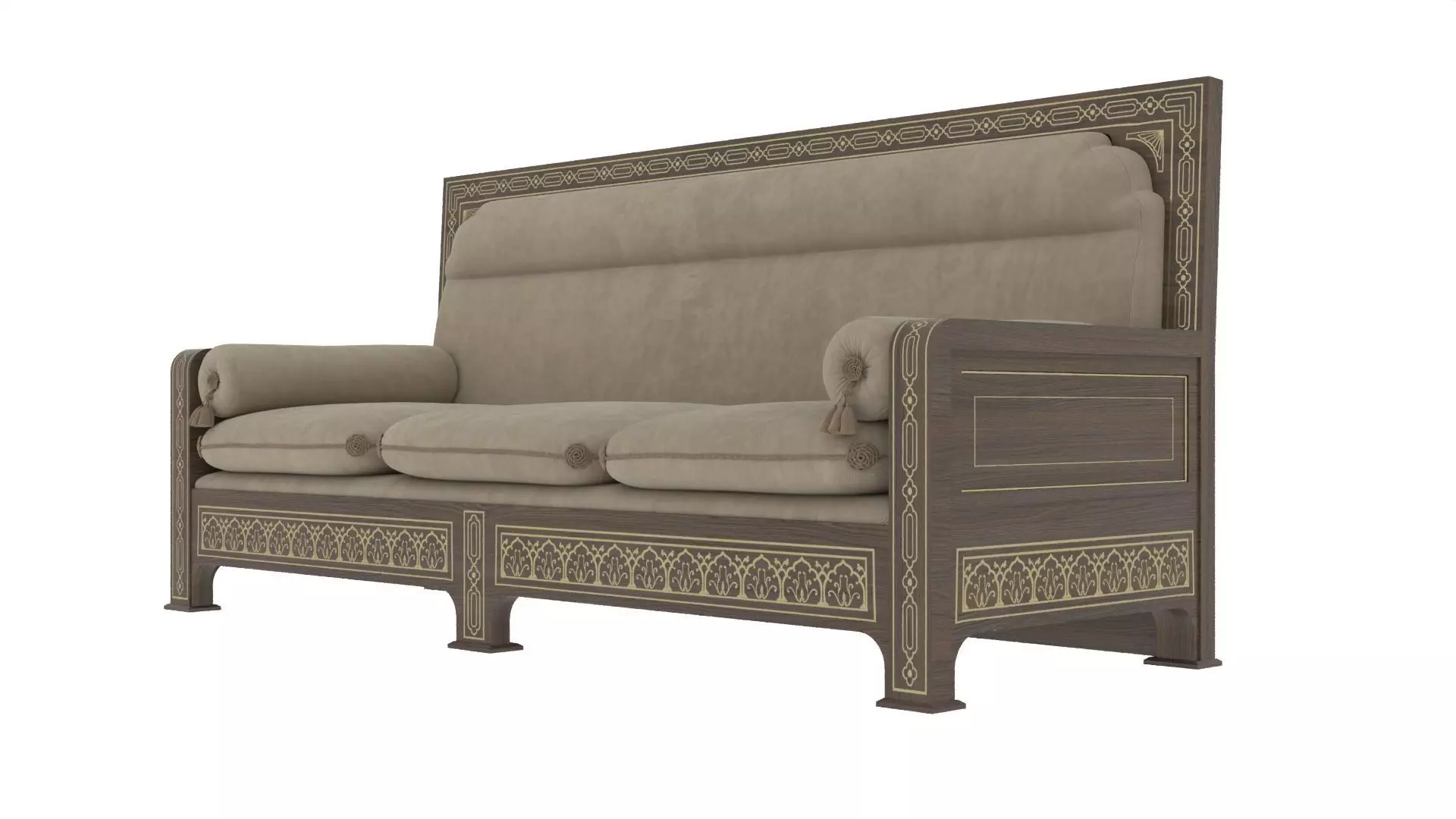 Arabic Sofa 3D model_0