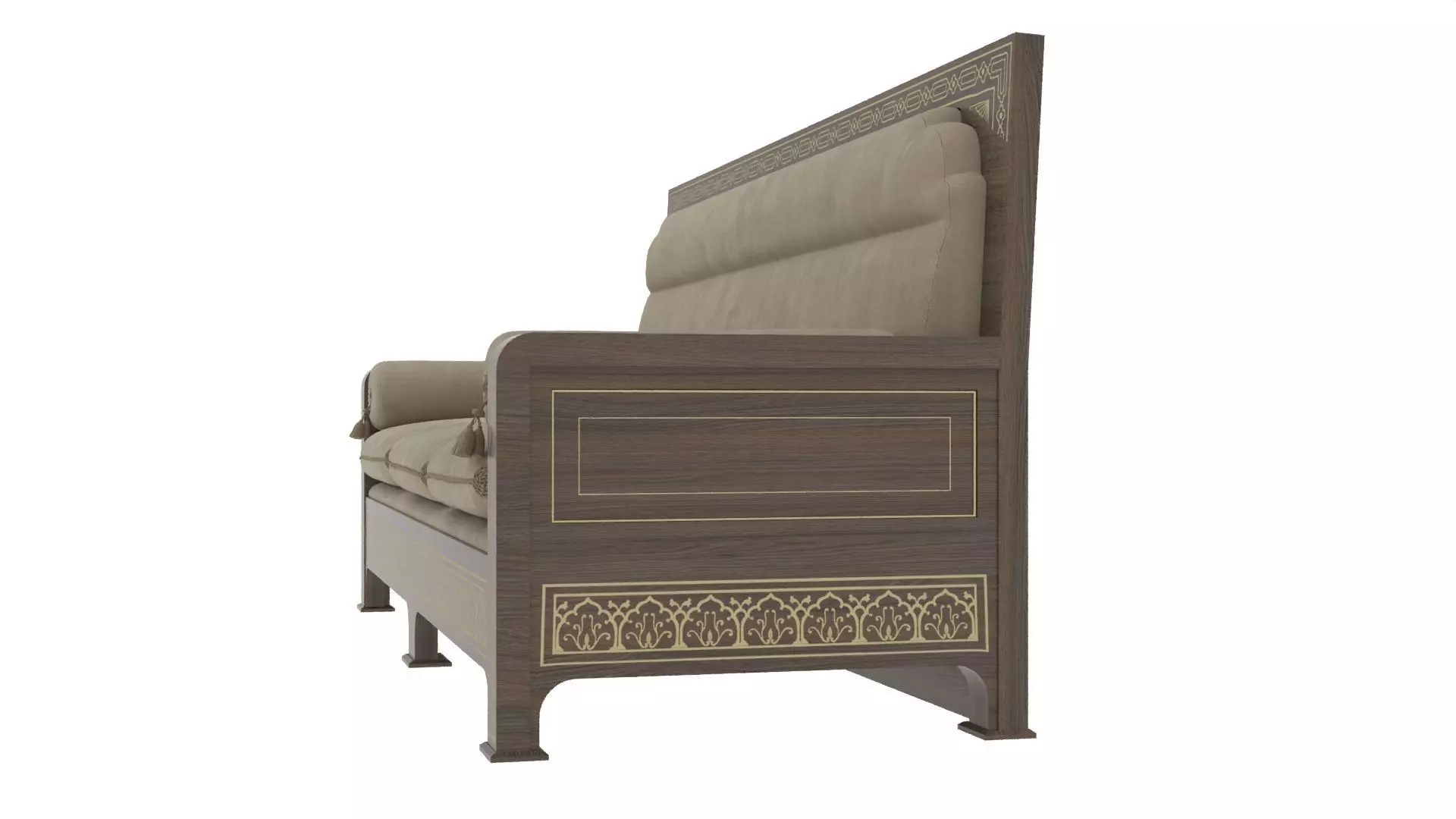 Arabic Sofa 3D model_7