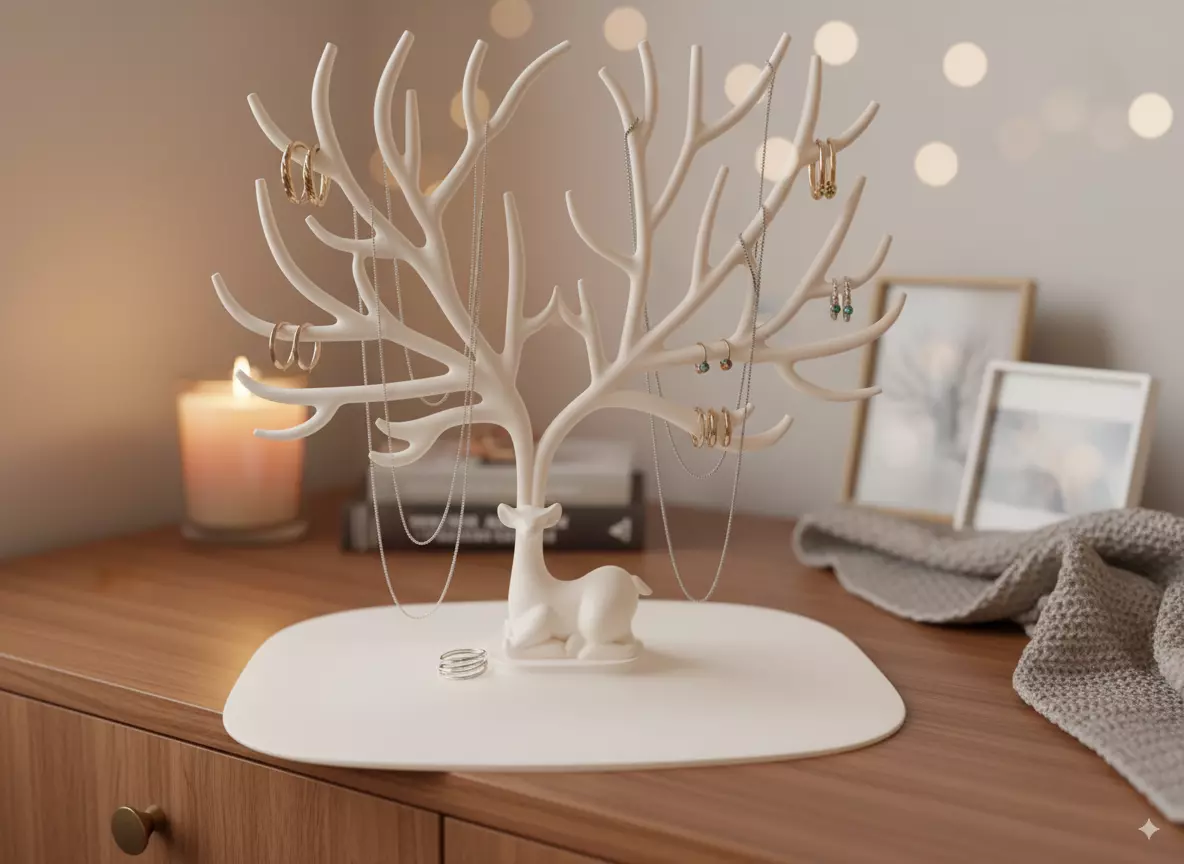 Deer Tree Accessories stand 3D print model_1