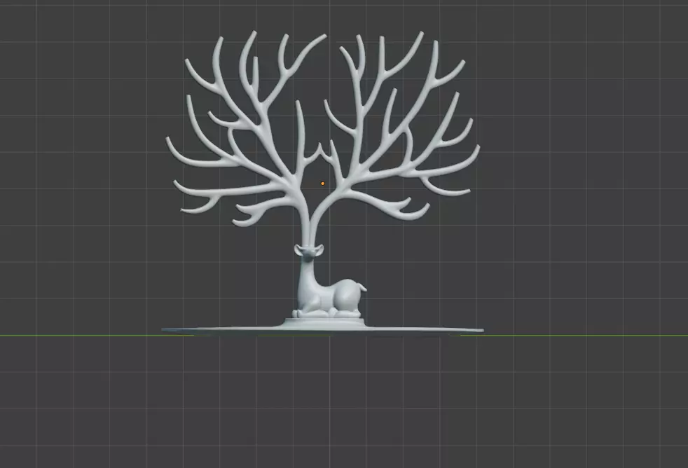 Deer Tree Accessories stand 3D print model_6