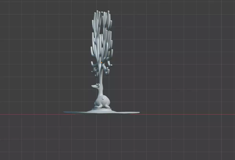 Deer Tree Accessories stand 3D print model_7
