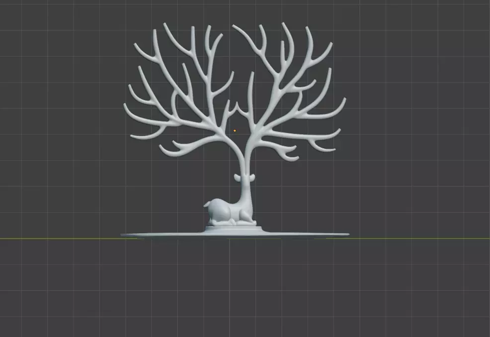Deer Tree Accessories stand 3D print model_8