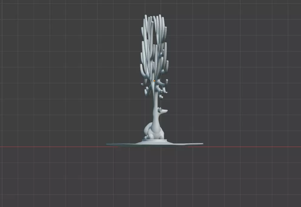 Deer Tree Accessories stand 3D print model_9