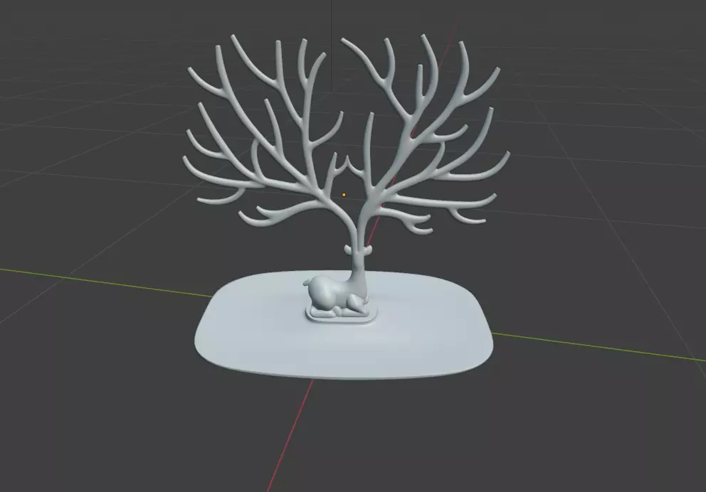 Deer Tree Accessories stand 3D print model_4