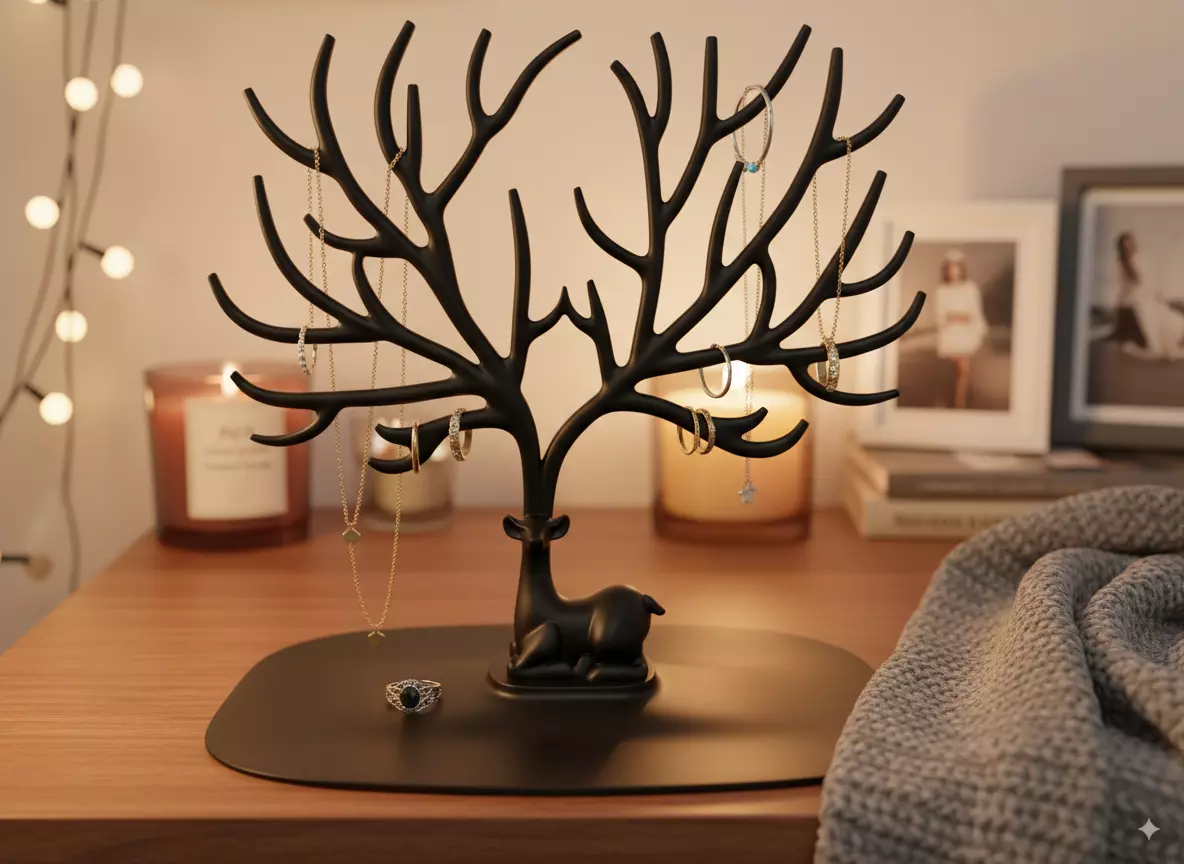 Deer Tree Accessories stand 3D print model_0