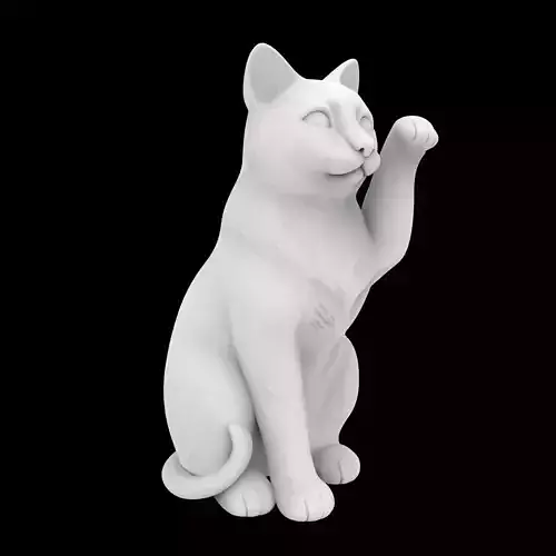 Waving Cat Statue 
