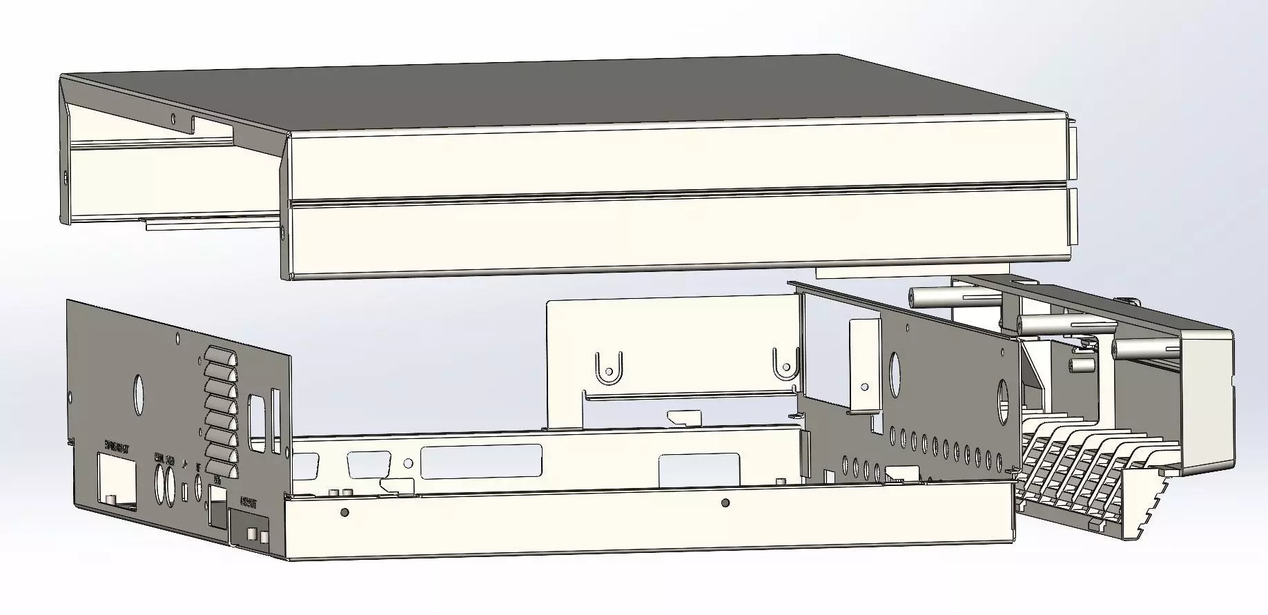 Commodore C128D Desktop computer 3d printed enclosure 3D print model_16