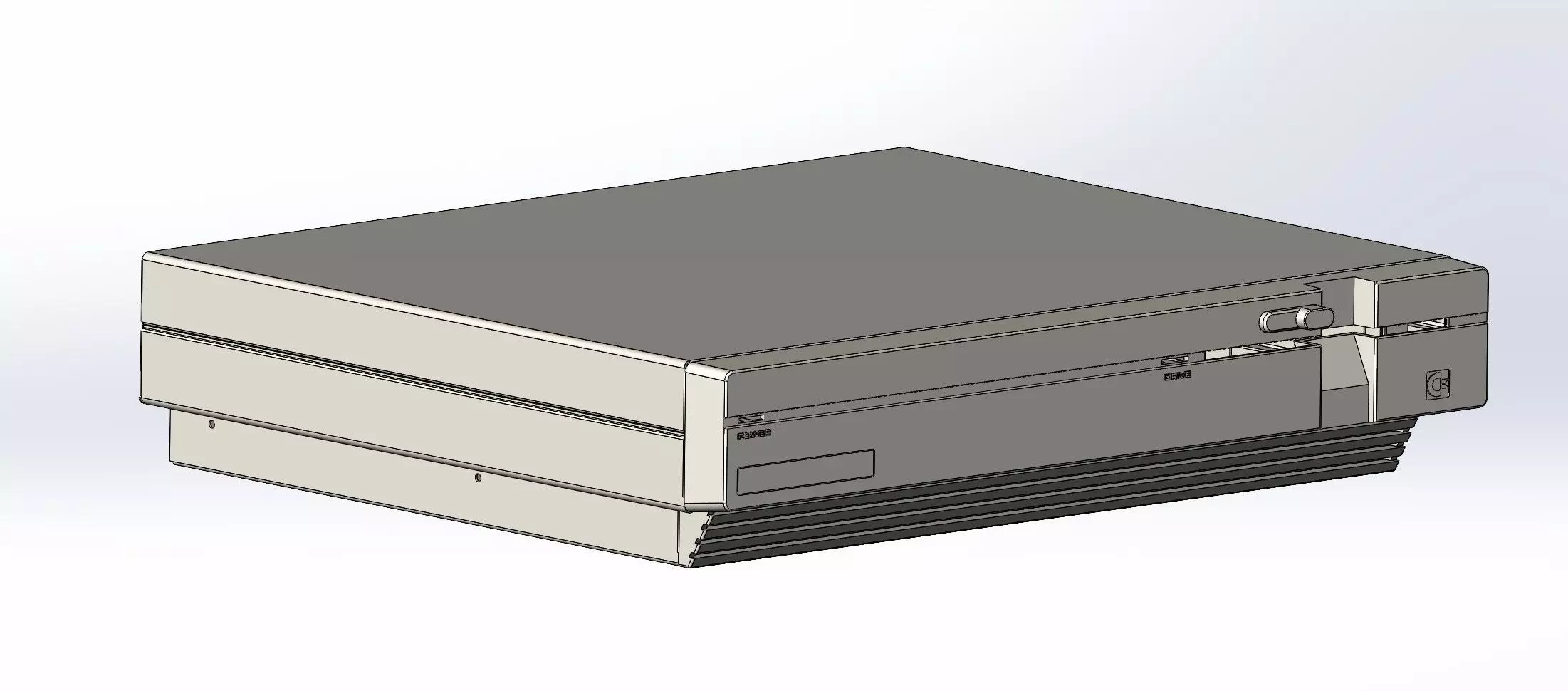 Commodore C128D Desktop computer 3d printed enclosure 3D print model_15