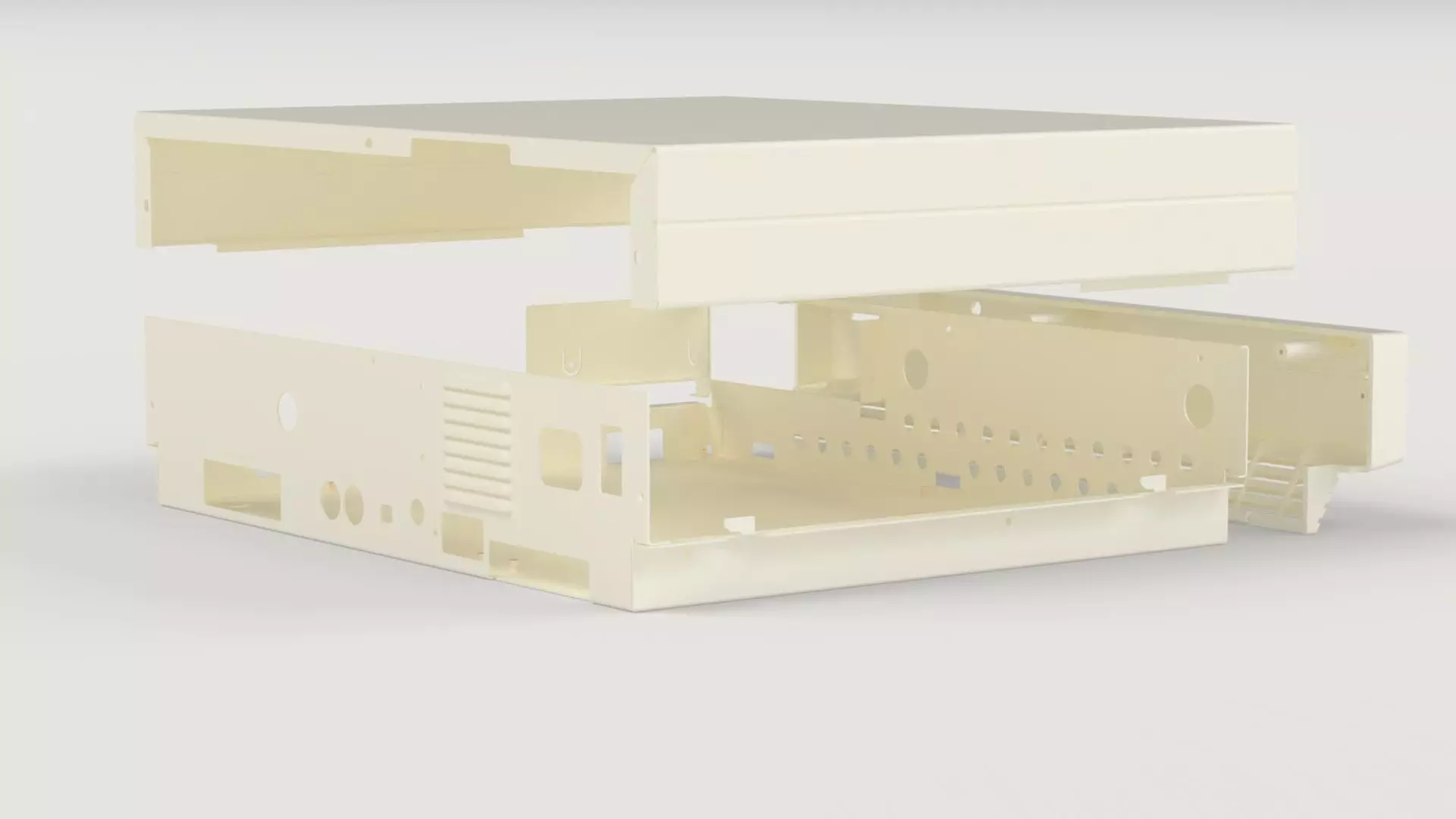 Commodore C128D Desktop computer 3d printed enclosure 3D print model_12