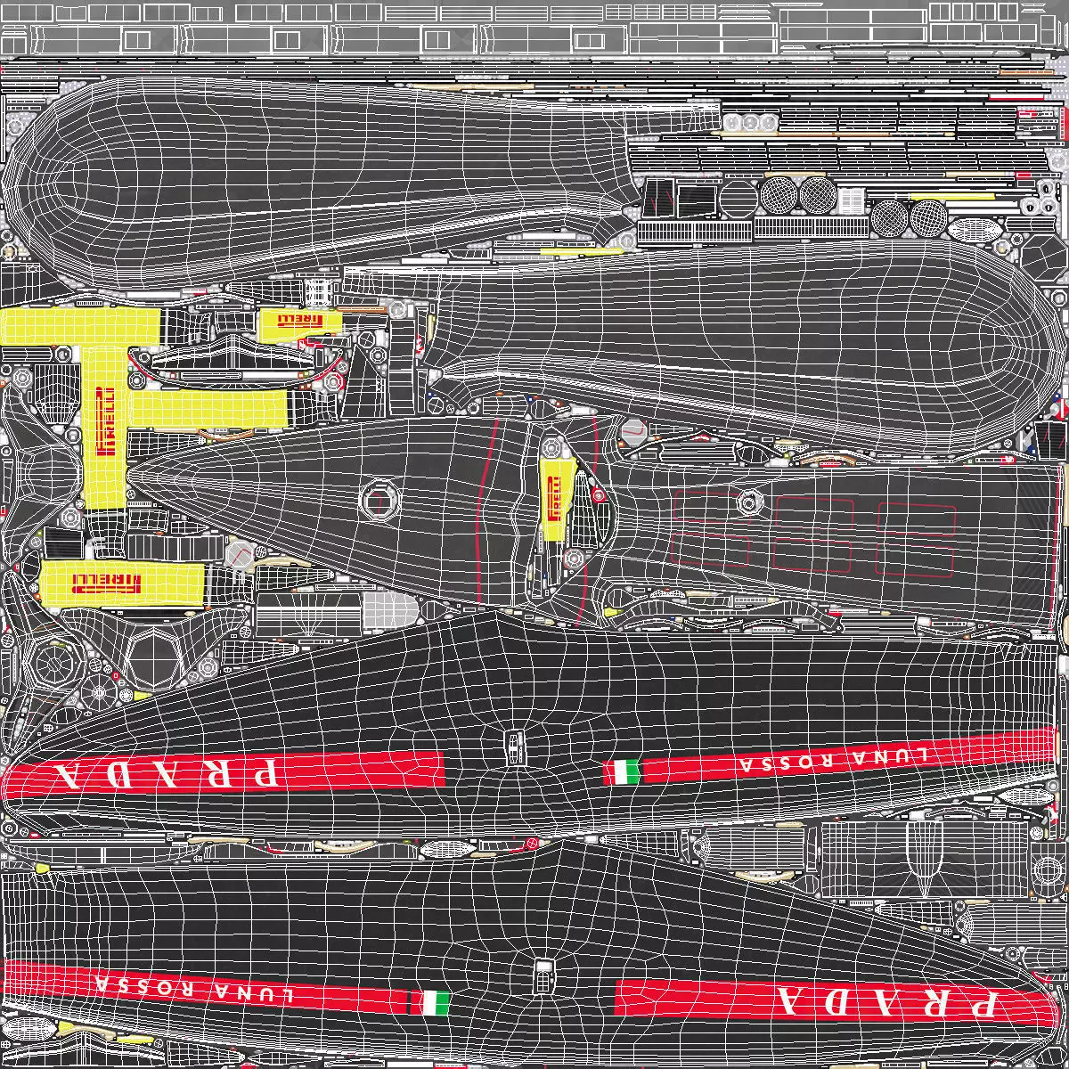 Prada Cup AC75 Sailboat Luna Rossa 3D model_11