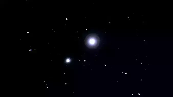 Alcor and Mizar Stars
