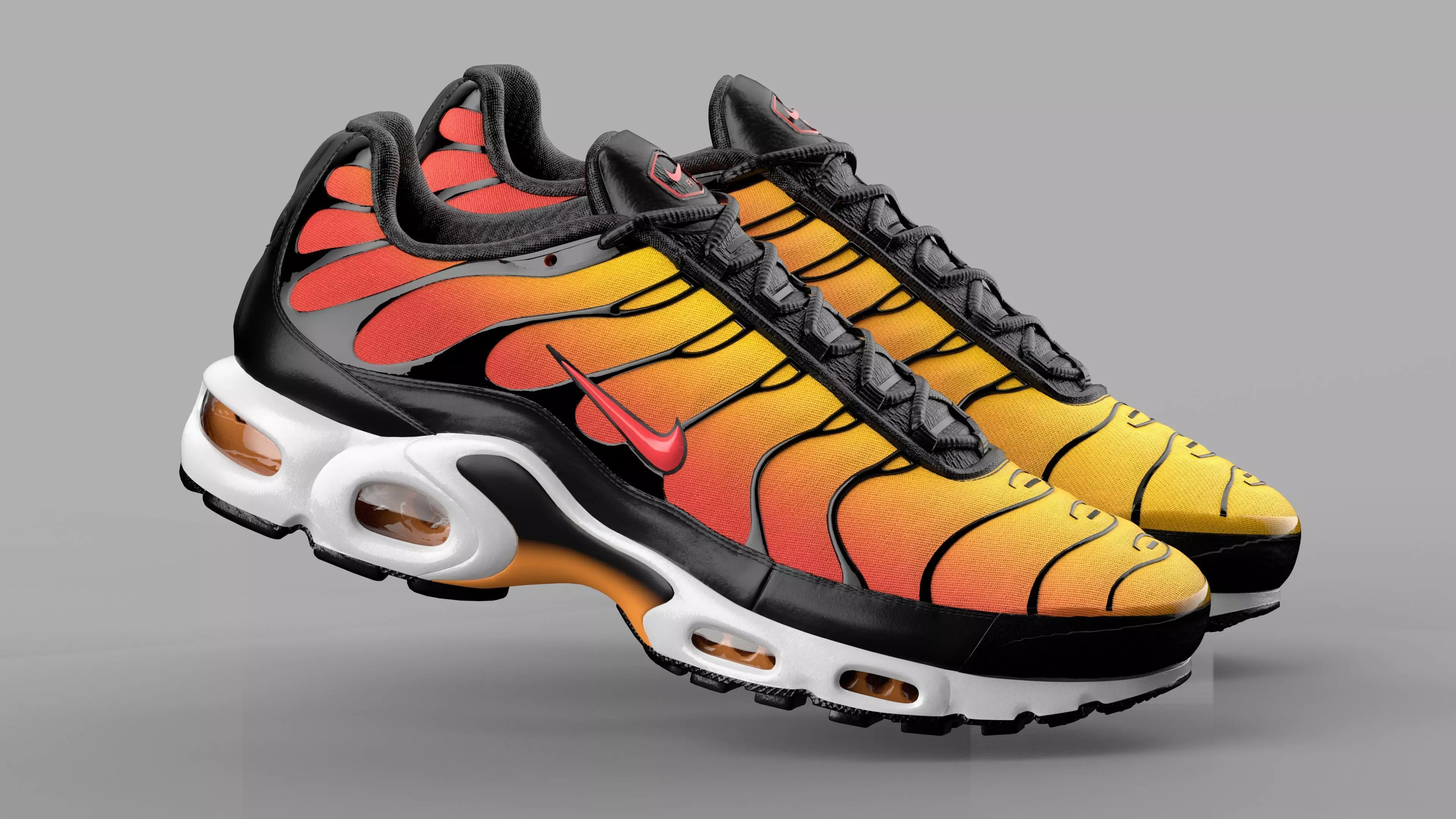 AIR MAX PLUS - OG - ORANGE 3D model_0