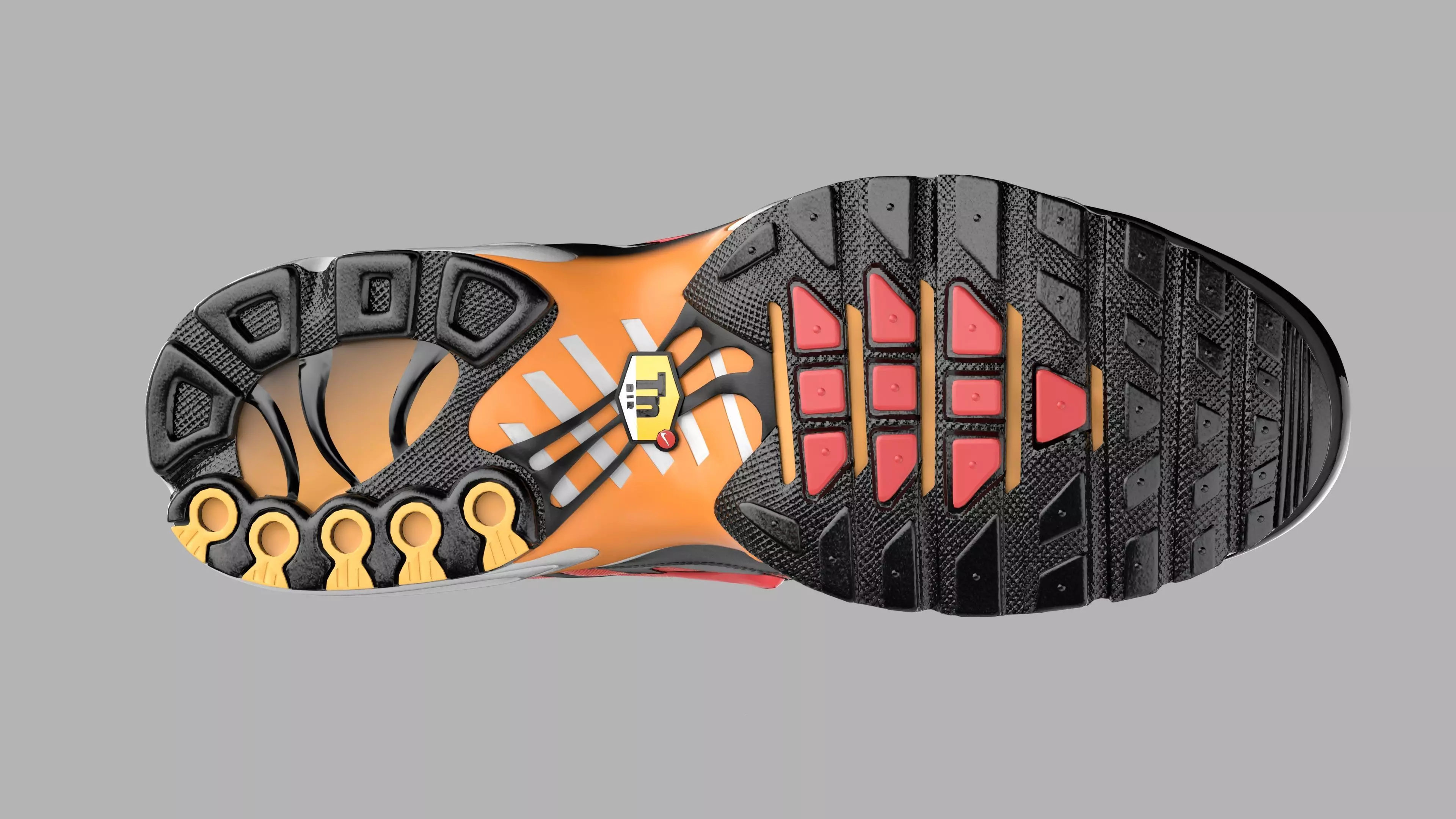 AIR MAX PLUS - OG - ORANGE 3D model_4