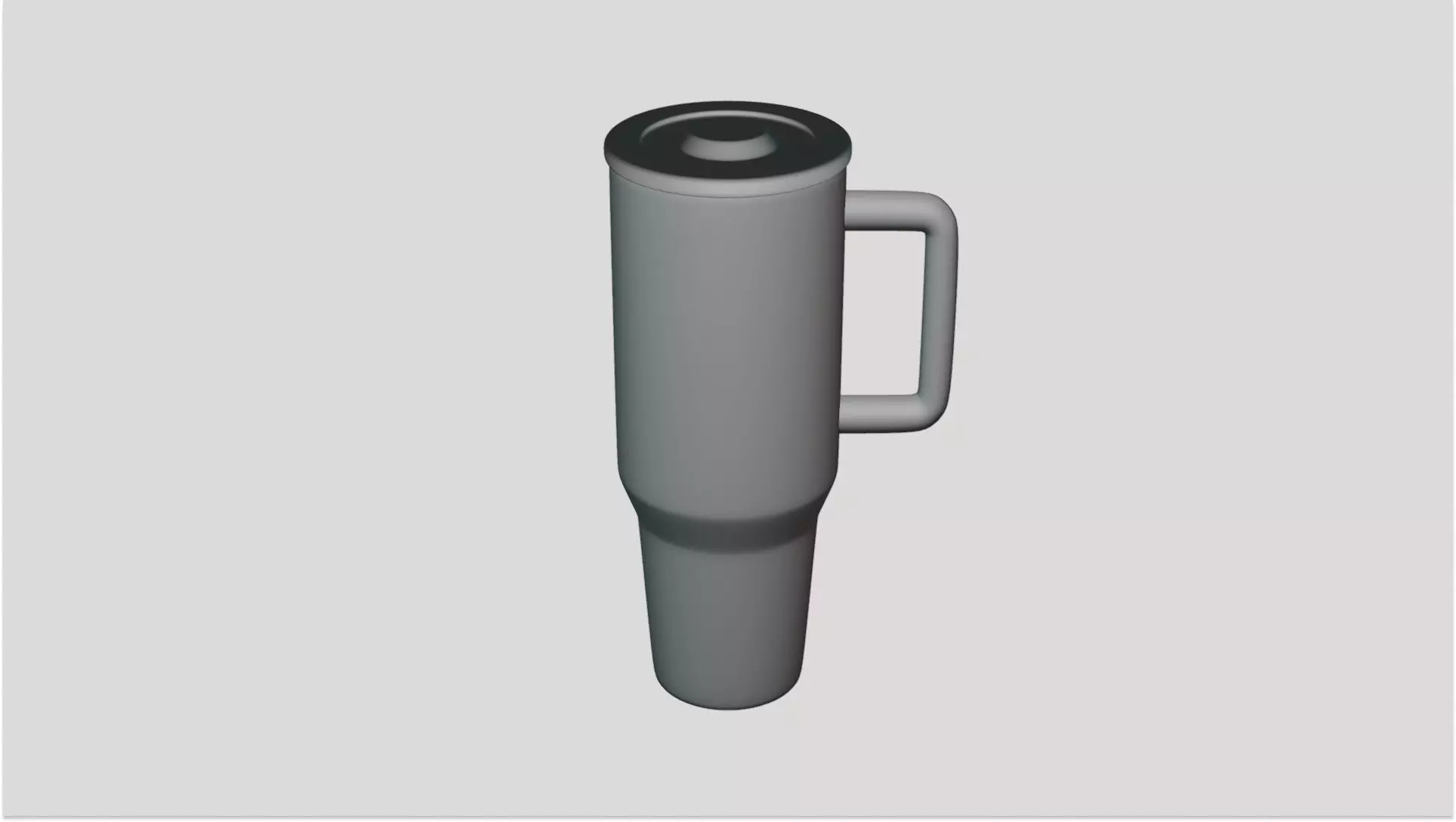 Tumbler Cup - Geometry Only No Textures No Materials 3D model_1
