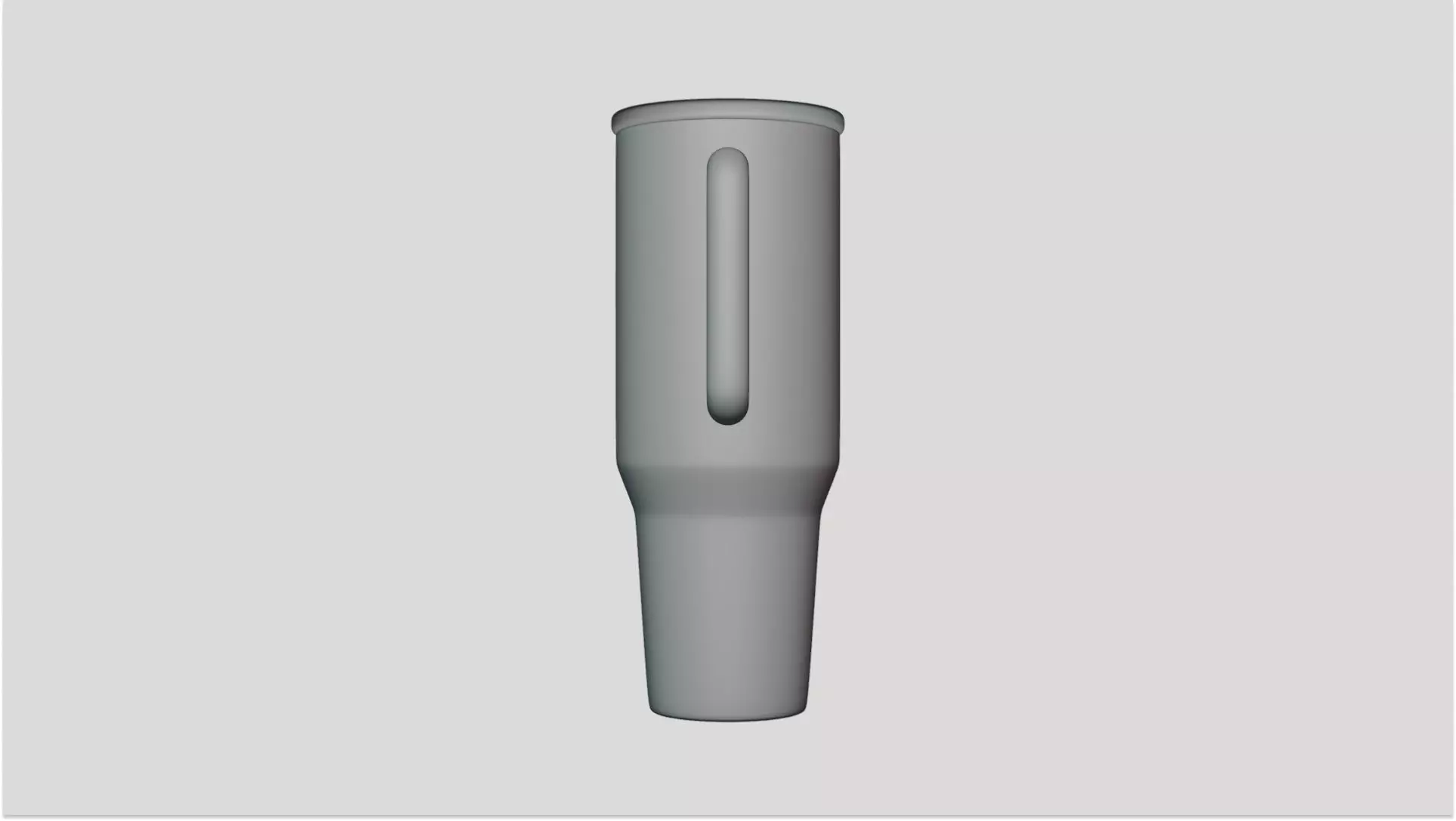 Tumbler Cup - Geometry Only No Textures No Materials 3D model_3