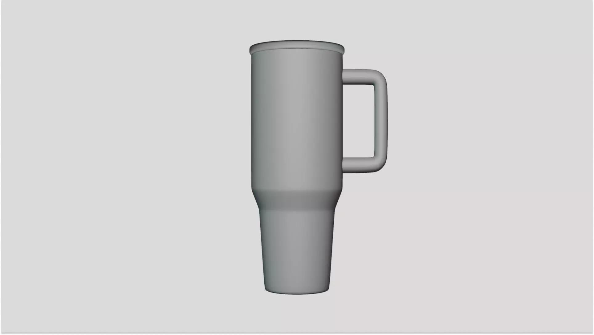Tumbler Cup - Geometry Only No Textures No Materials 3D model_0