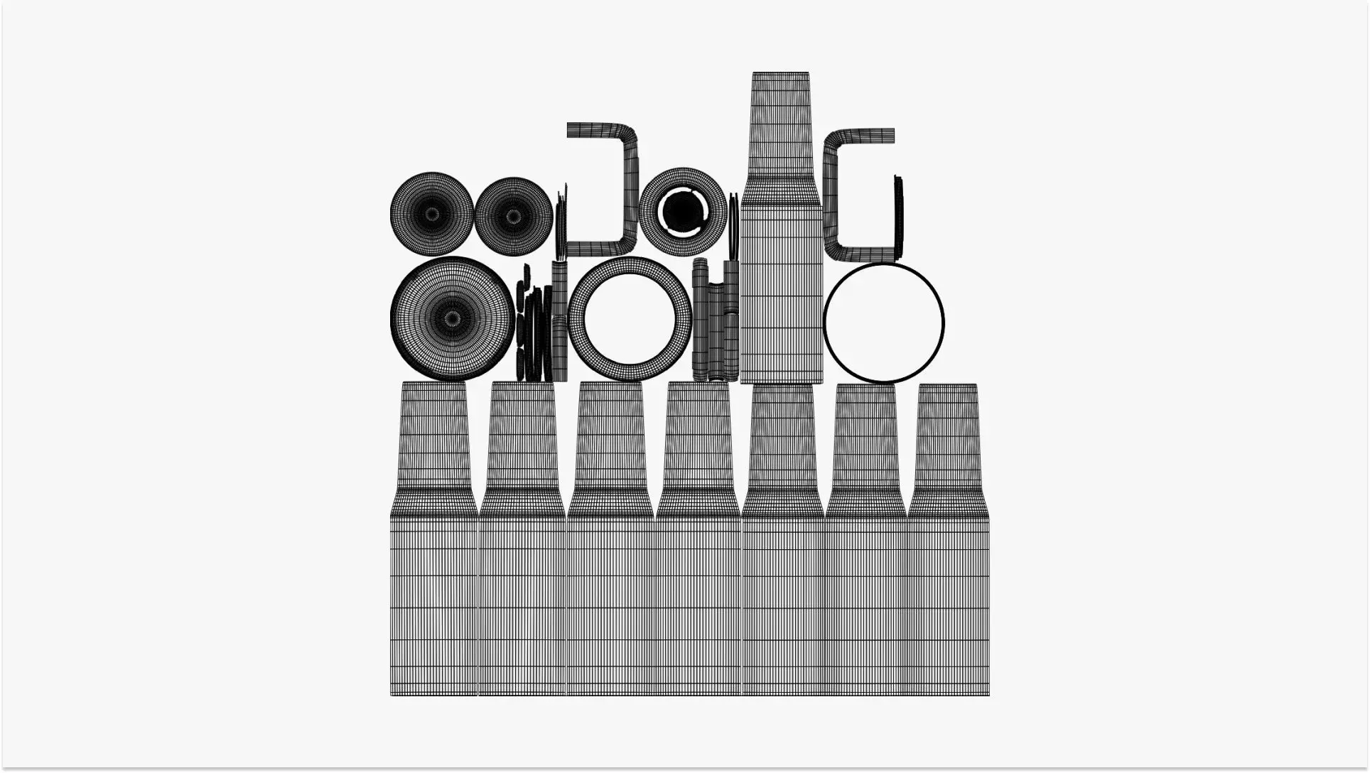 Tumbler Cup - Geometry Only No Textures No Materials 3D model_7