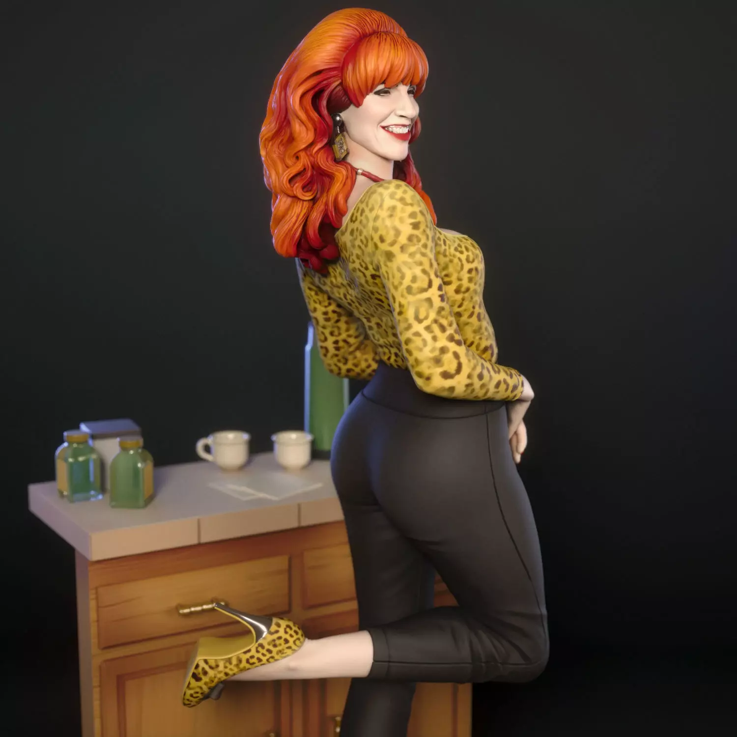 Peggy Bundy from Married with Children 3D print model_2
