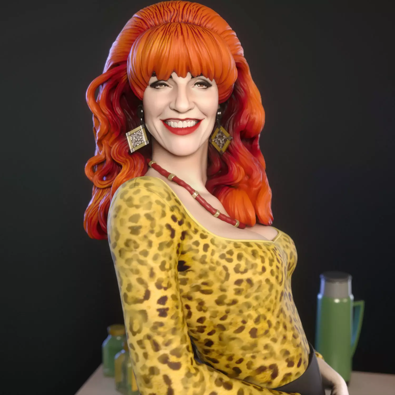 Peggy Bundy from Married with Children 3D print model_11