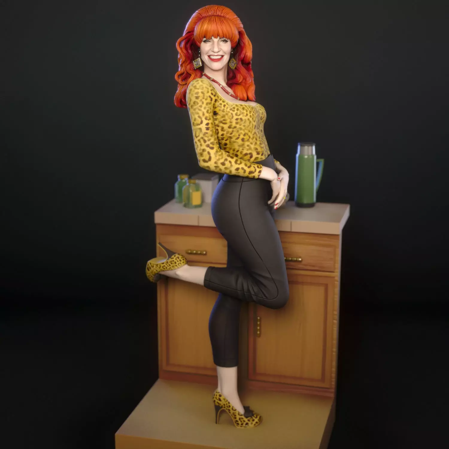 Peggy Bundy from Married with Children 3D print model_1