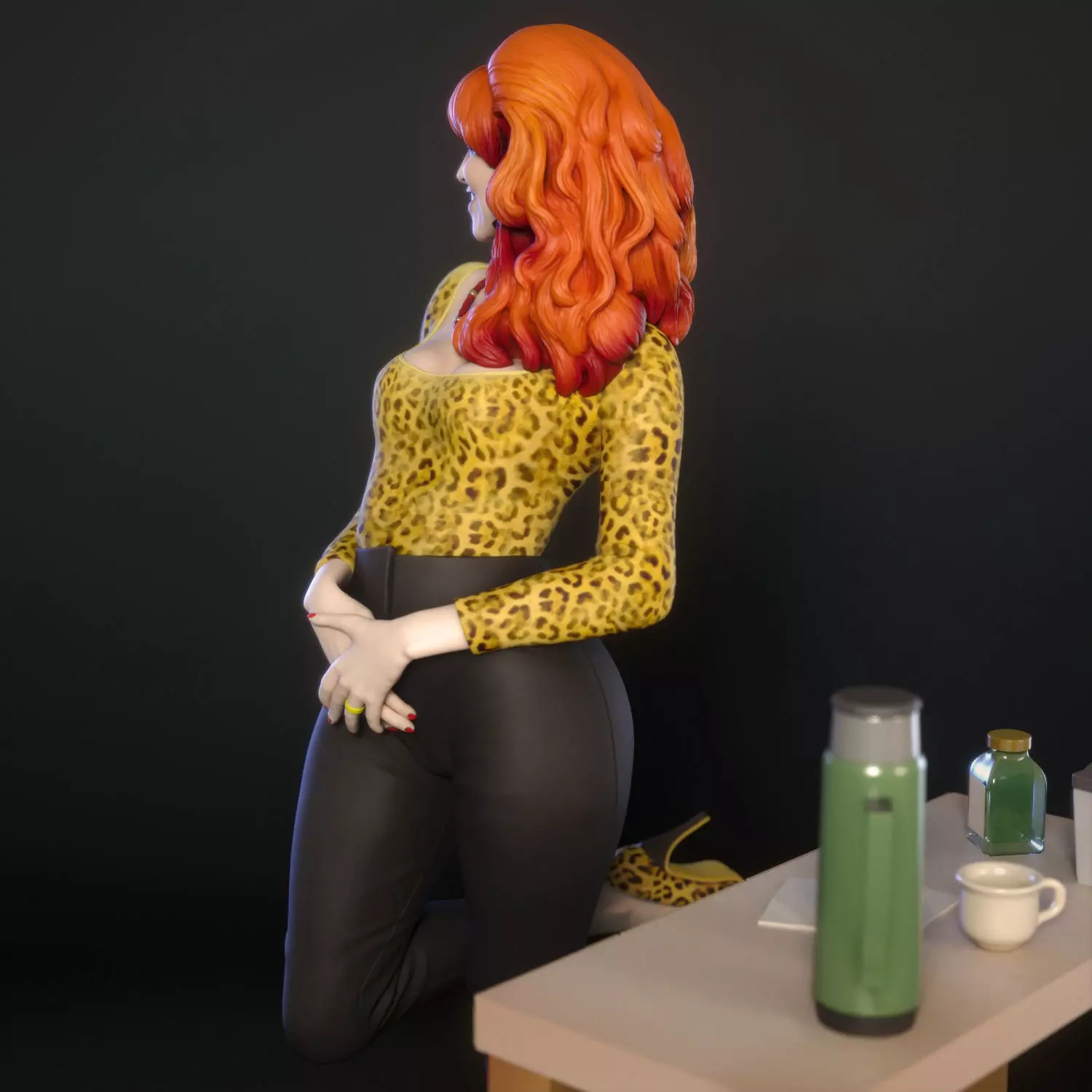 Peggy Bundy from Married with Children 3D print model_6