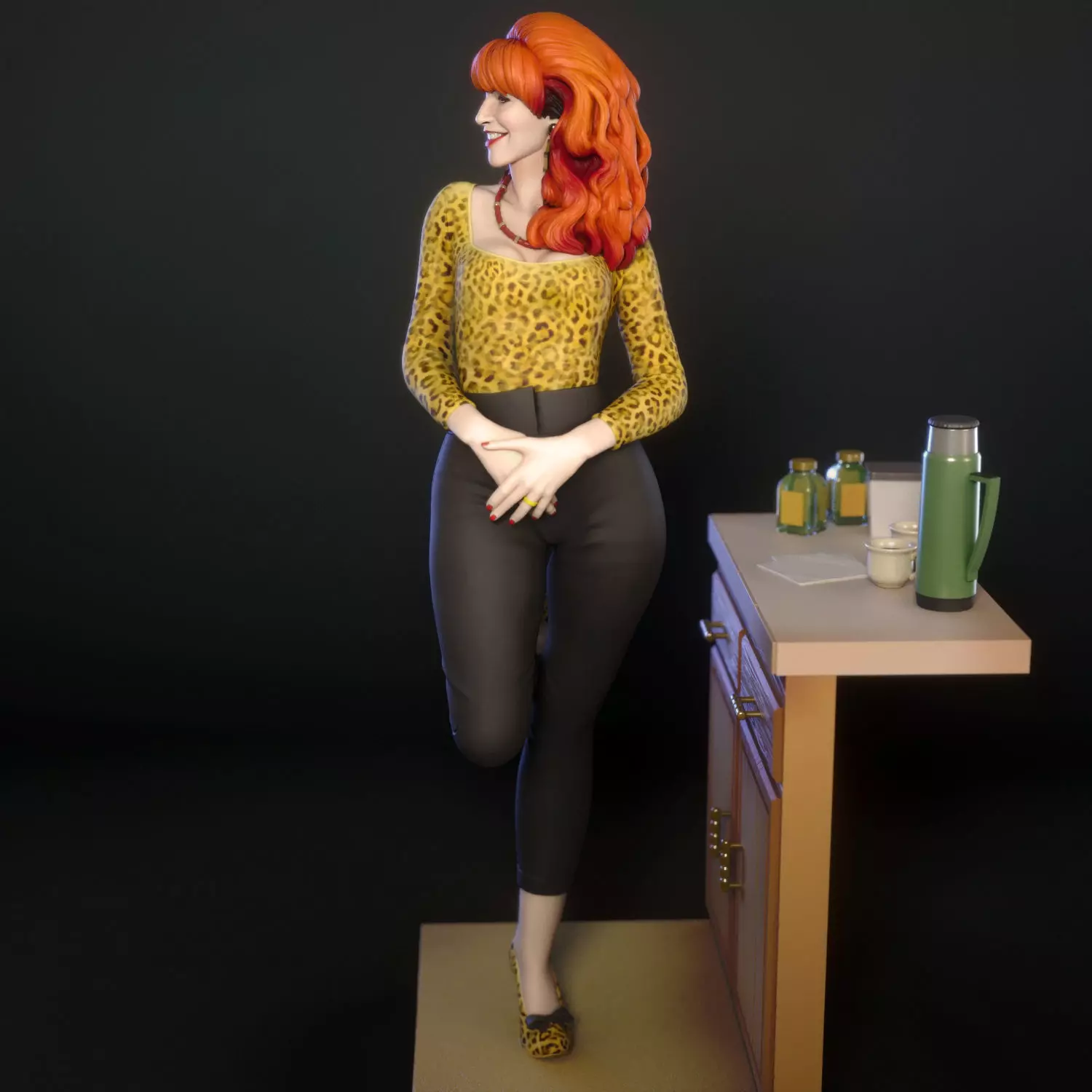 Peggy Bundy from Married with Children 3D print model_8