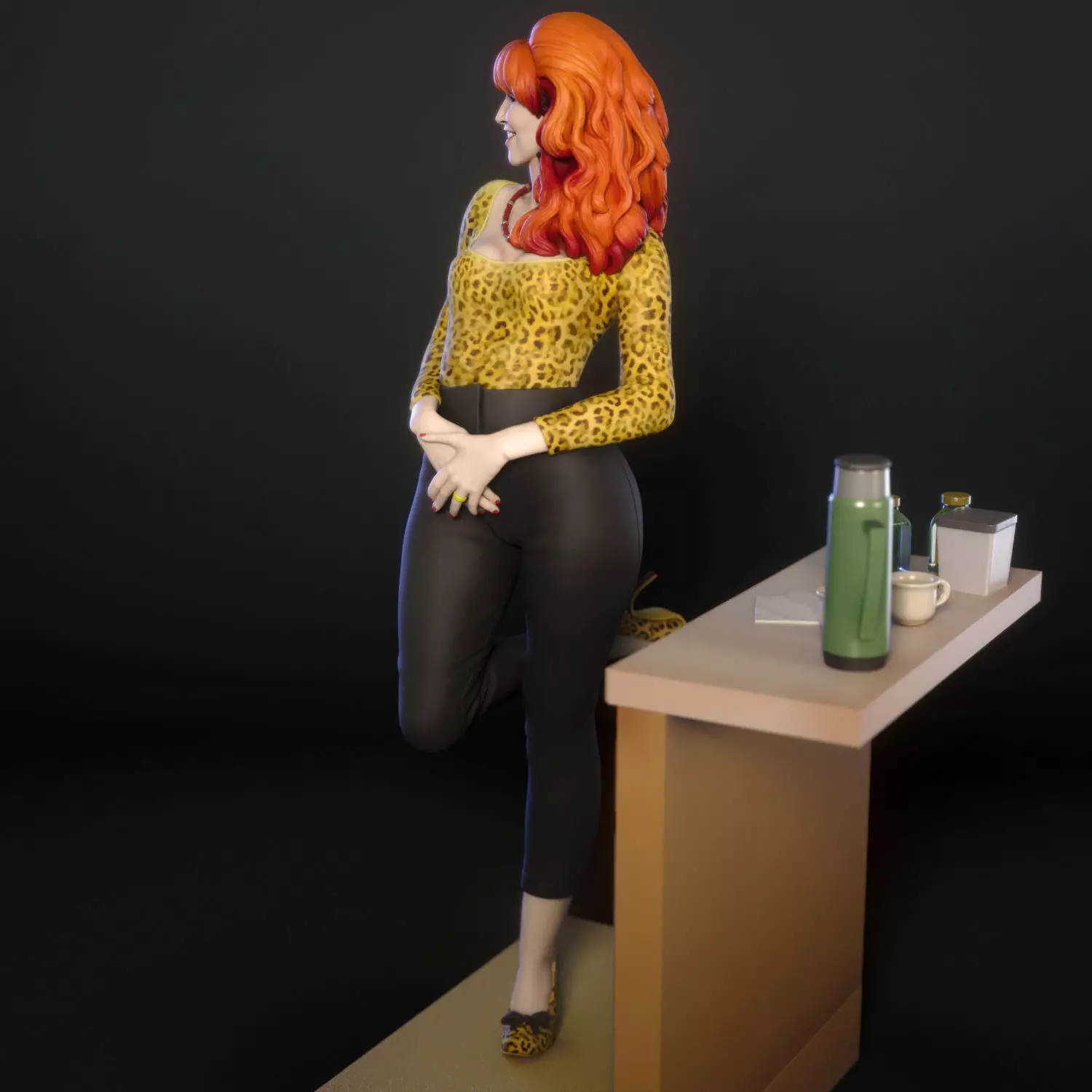 Peggy Bundy from Married with Children 3D print model_7