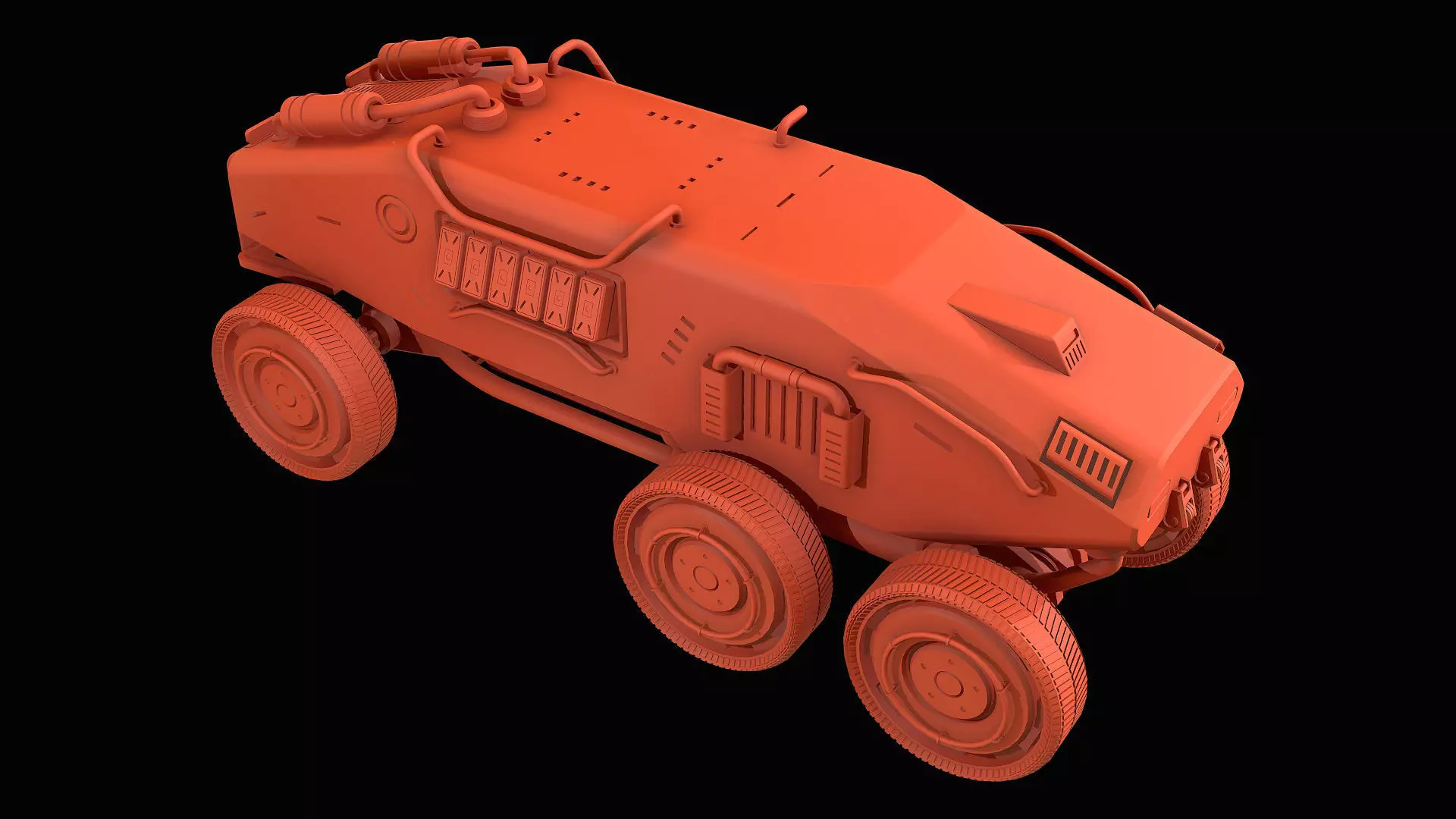 Mars Rover-1-Desert 3D model_21