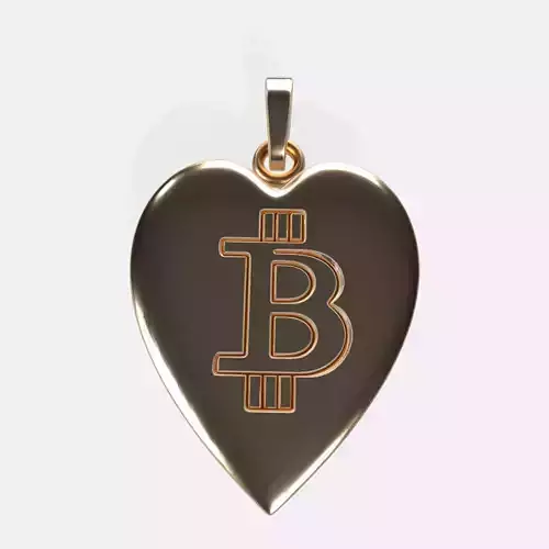 BTC Crypto Pendant Keychain 5