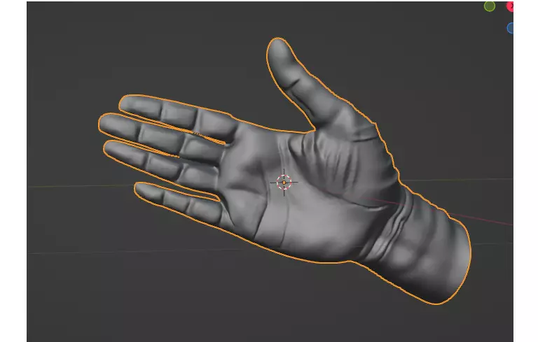 mano hand Free 3D print model