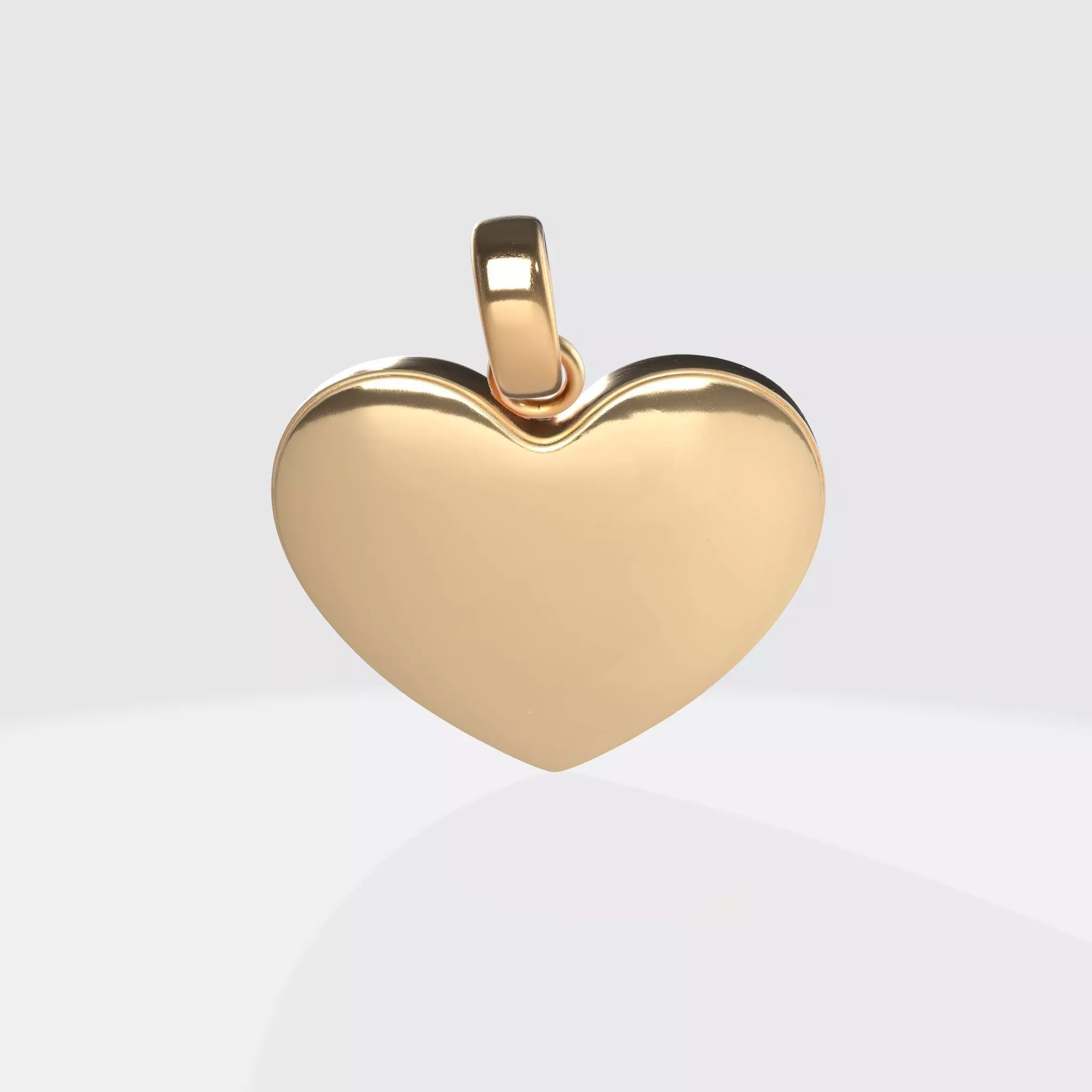 BTC Crypto Pendant Keychain 4 3D print model_2