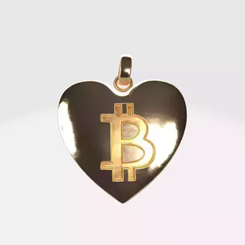 BTC Crypto Pendant Keychain 4