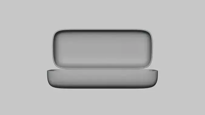 Glasses Case - Geometry Only No Textures No Materials