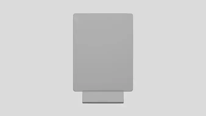 QR Code Stand - Geometry Only No Textures No Materials