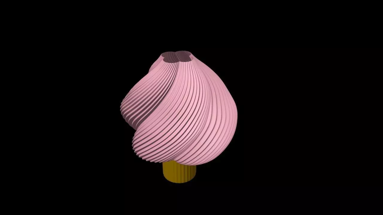 modern Lamp shade 3d print Free 3D print model_4