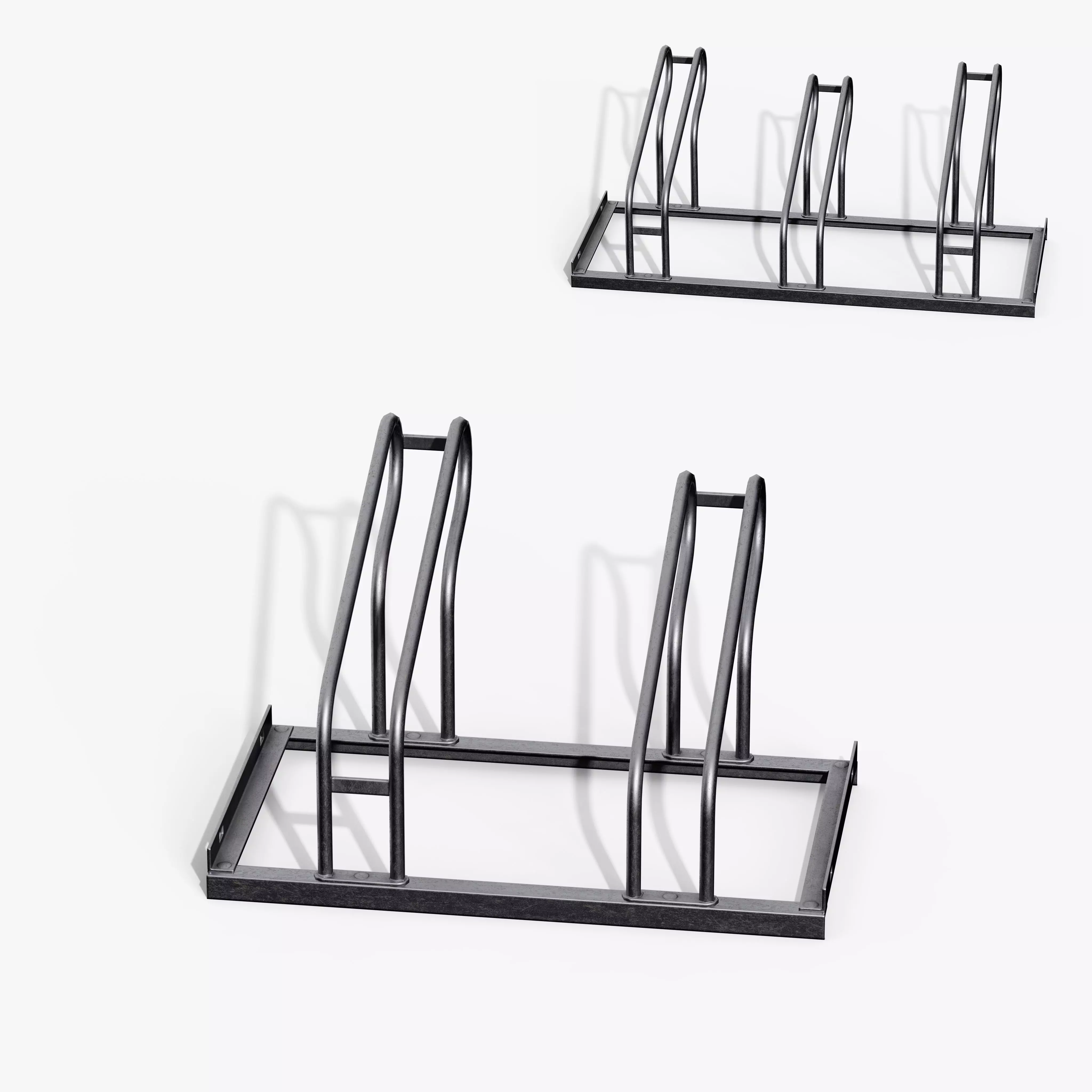 Bicycle Stand Type A Low-poly 3D model_8