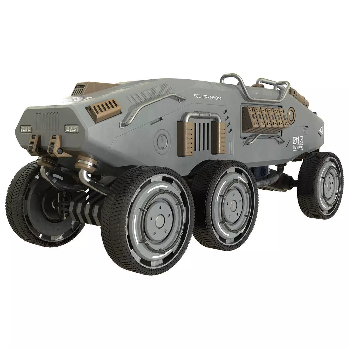 Mars Rover-1-Grey 3D model_0
