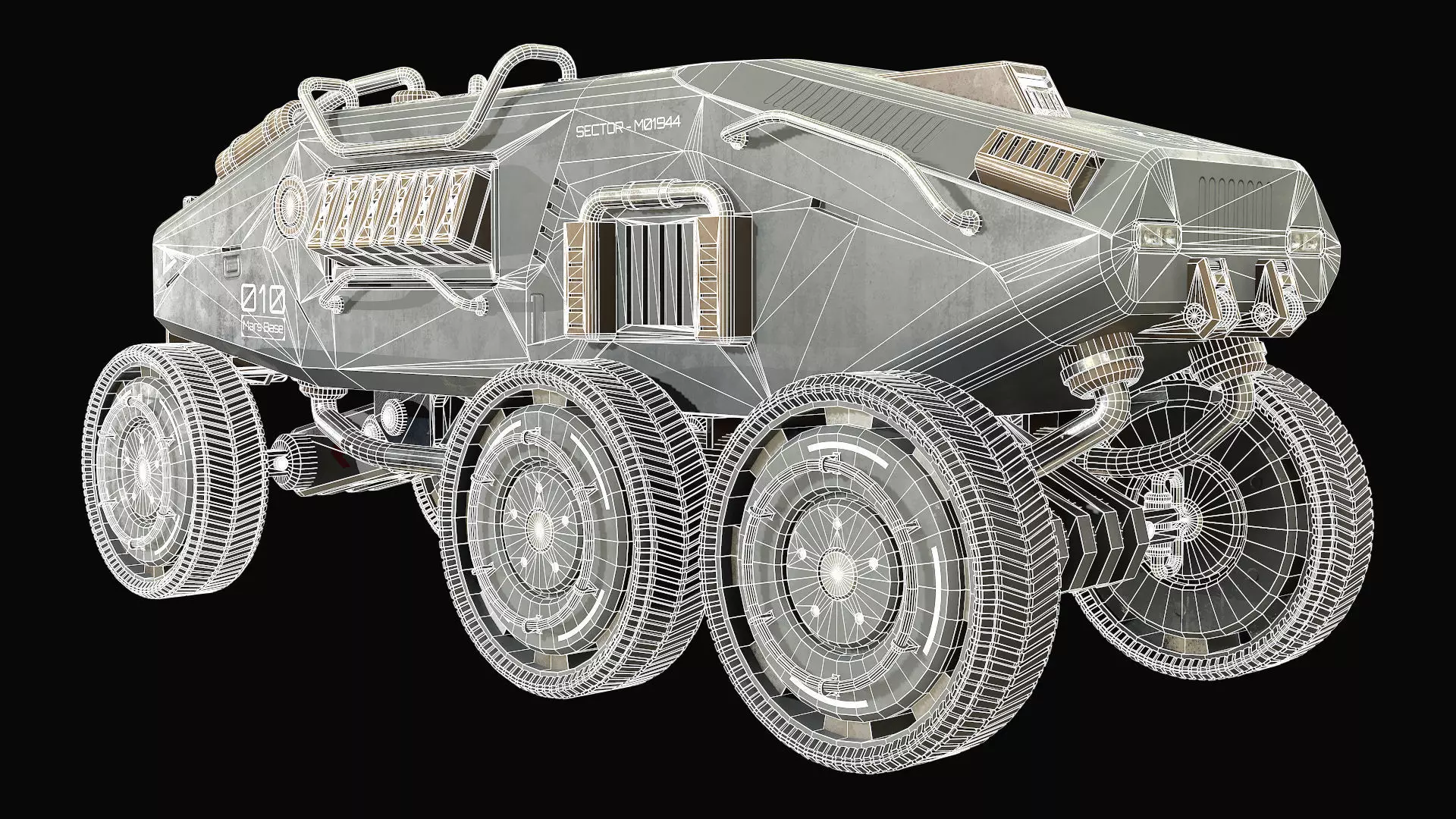 Mars Rover-1-Grey 3D model_13