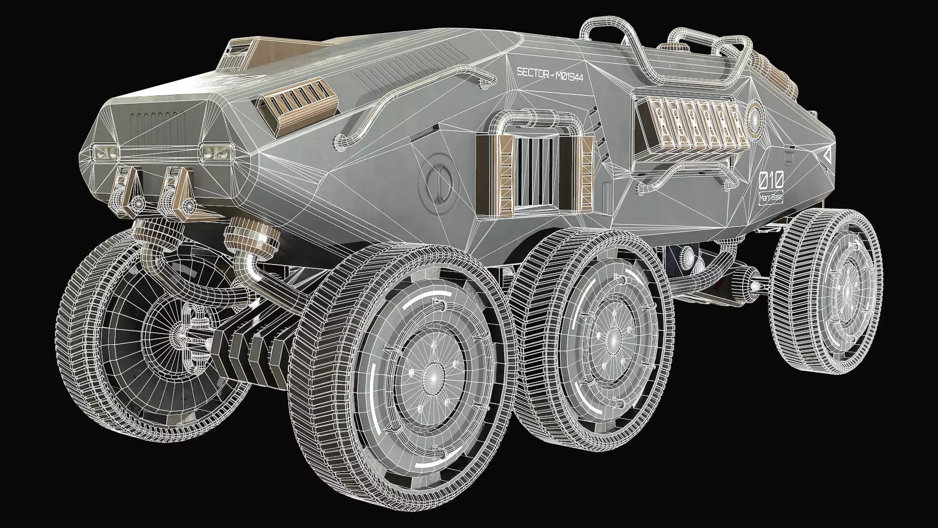 Mars Rover-1-Grey 3D model_10
