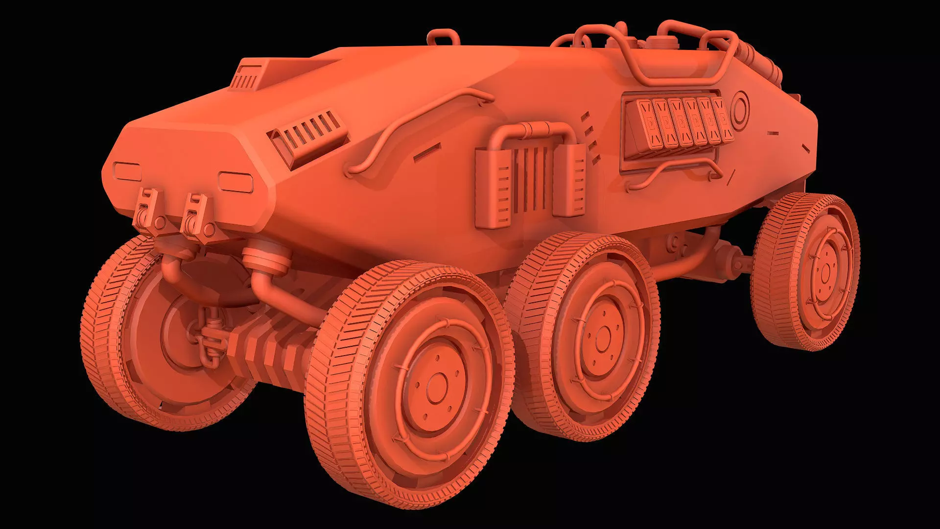 Mars Rover-1-Grey 3D model_23