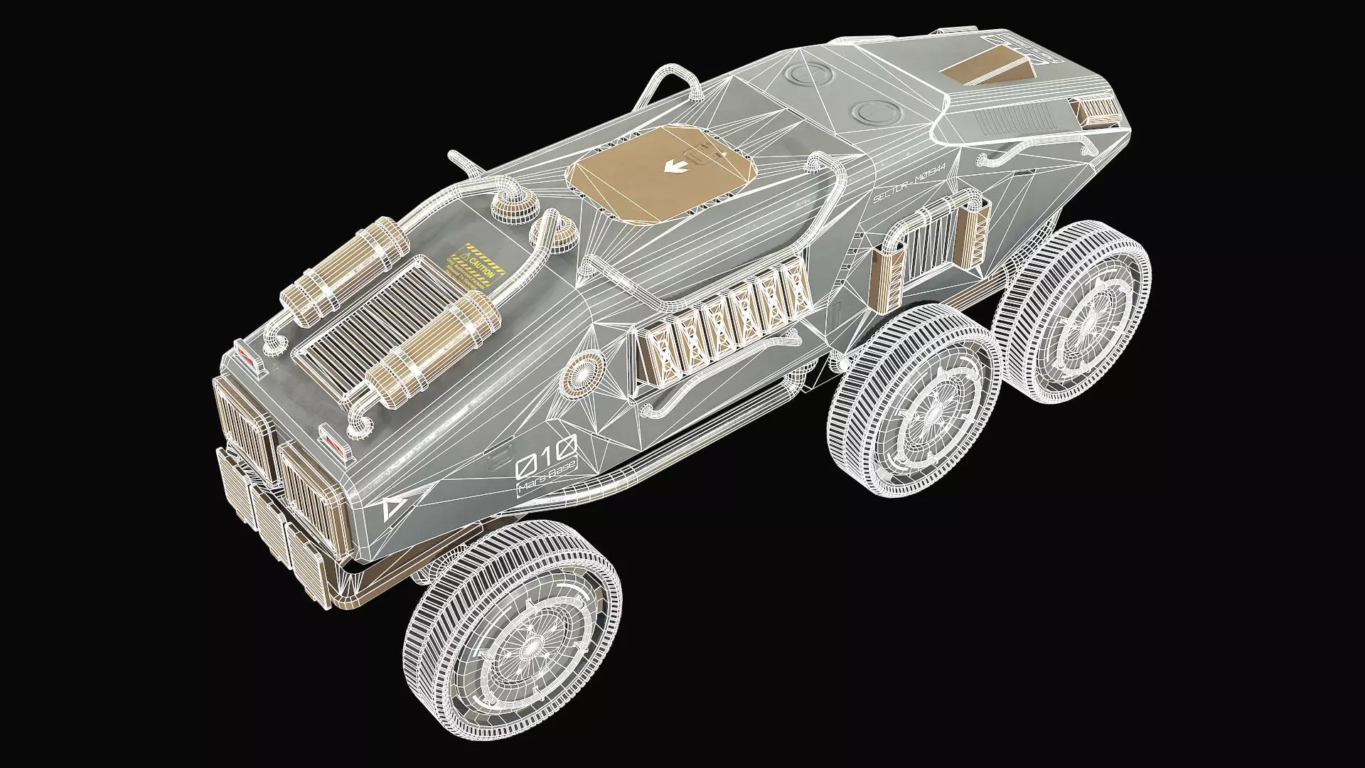 Mars Rover-1-Grey 3D model_15