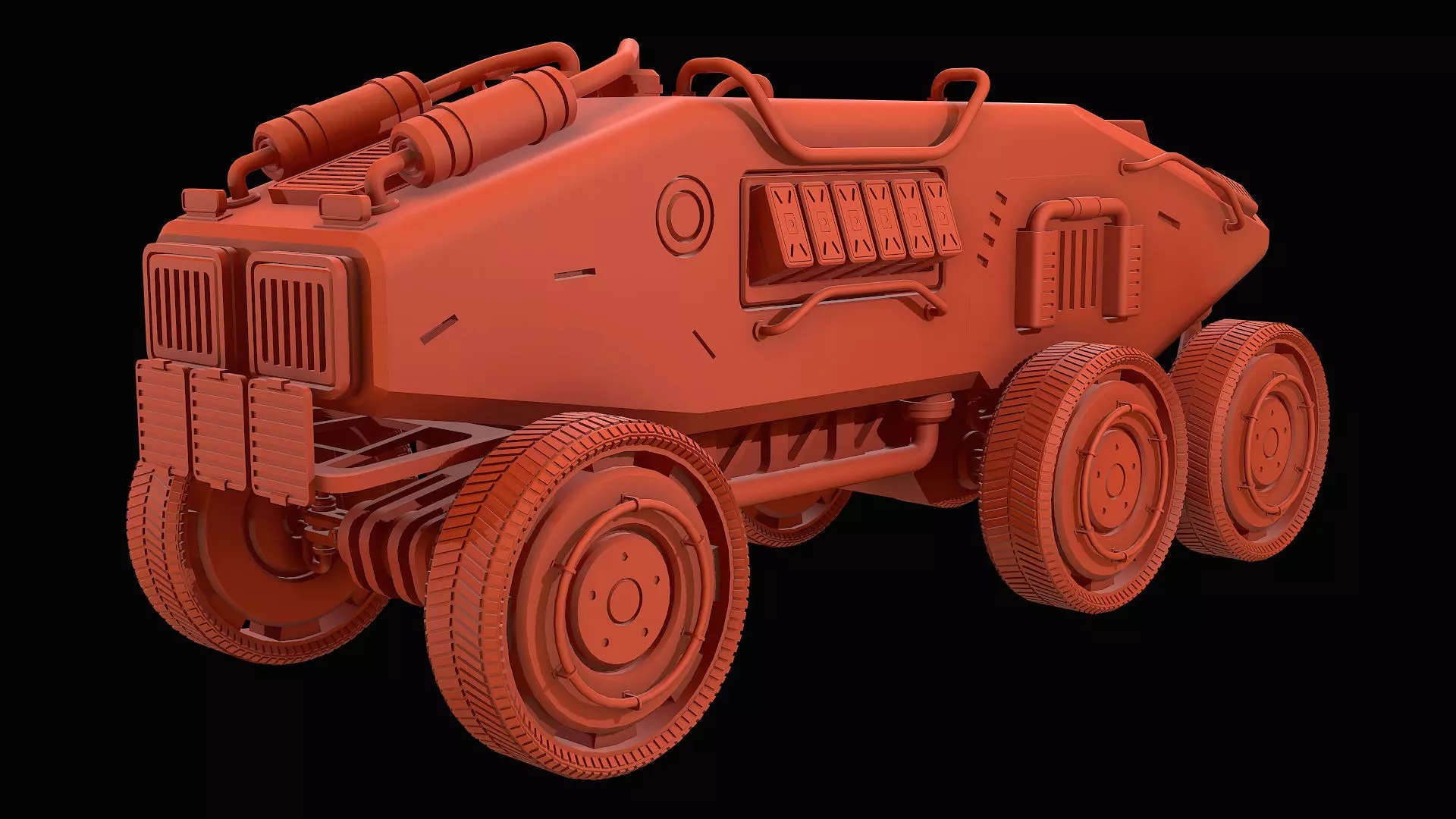 Mars Rover-1-Grey 3D model_19