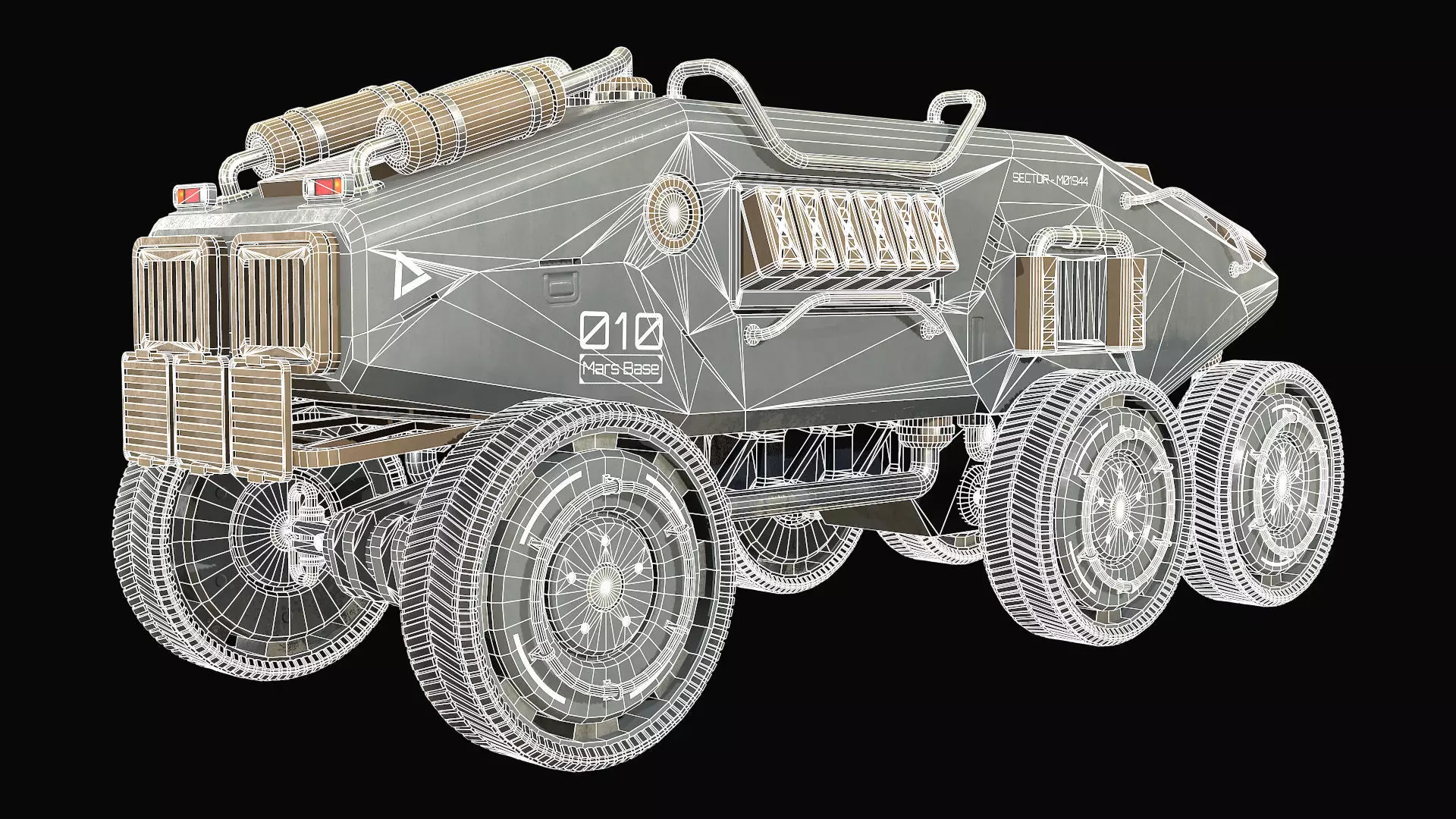 Mars Rover-1-Grey 3D model_12