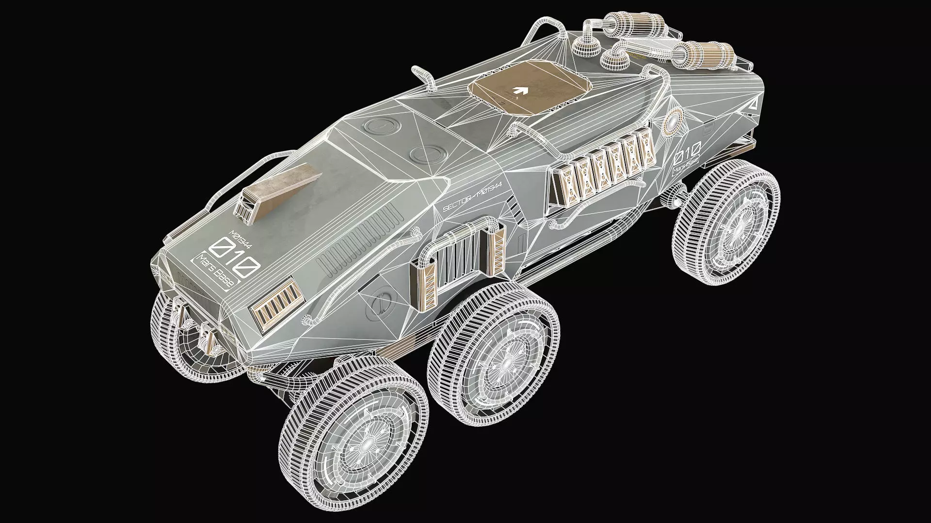 Mars Rover-1-Grey 3D model_14