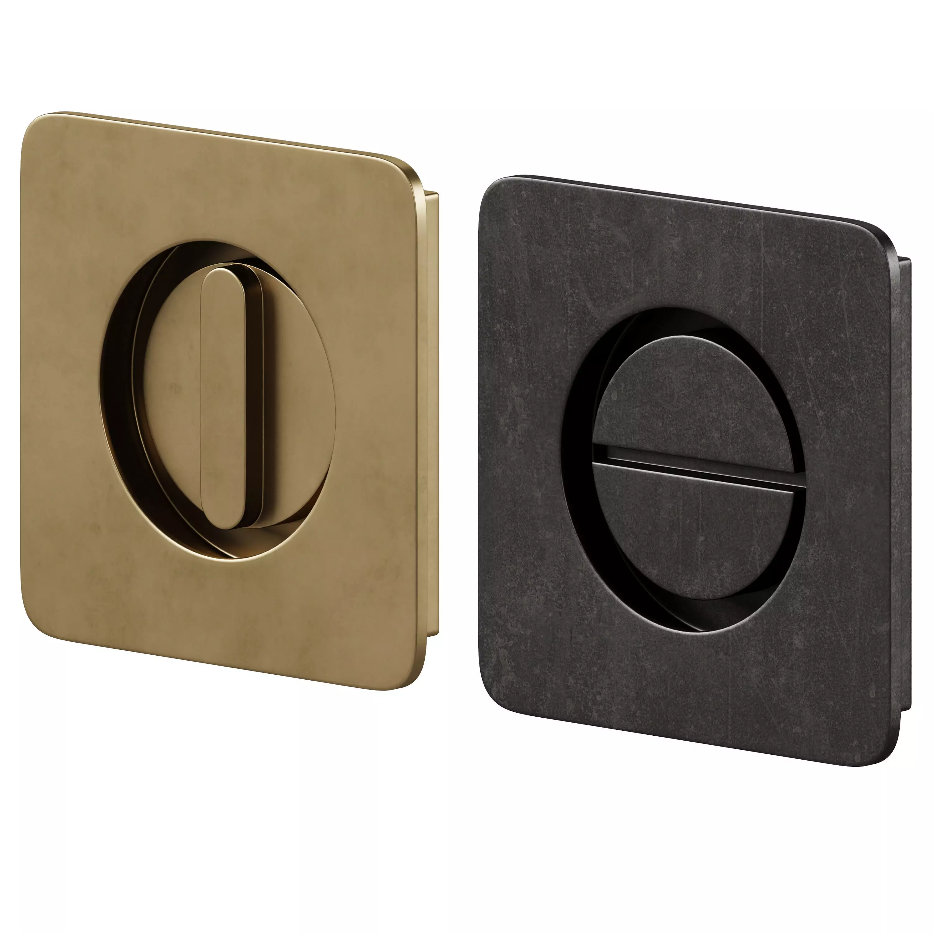 Door handles and thumbturns 4 by Corston 3D model_3