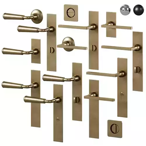 Door handles and thumbturns 4 by Corston