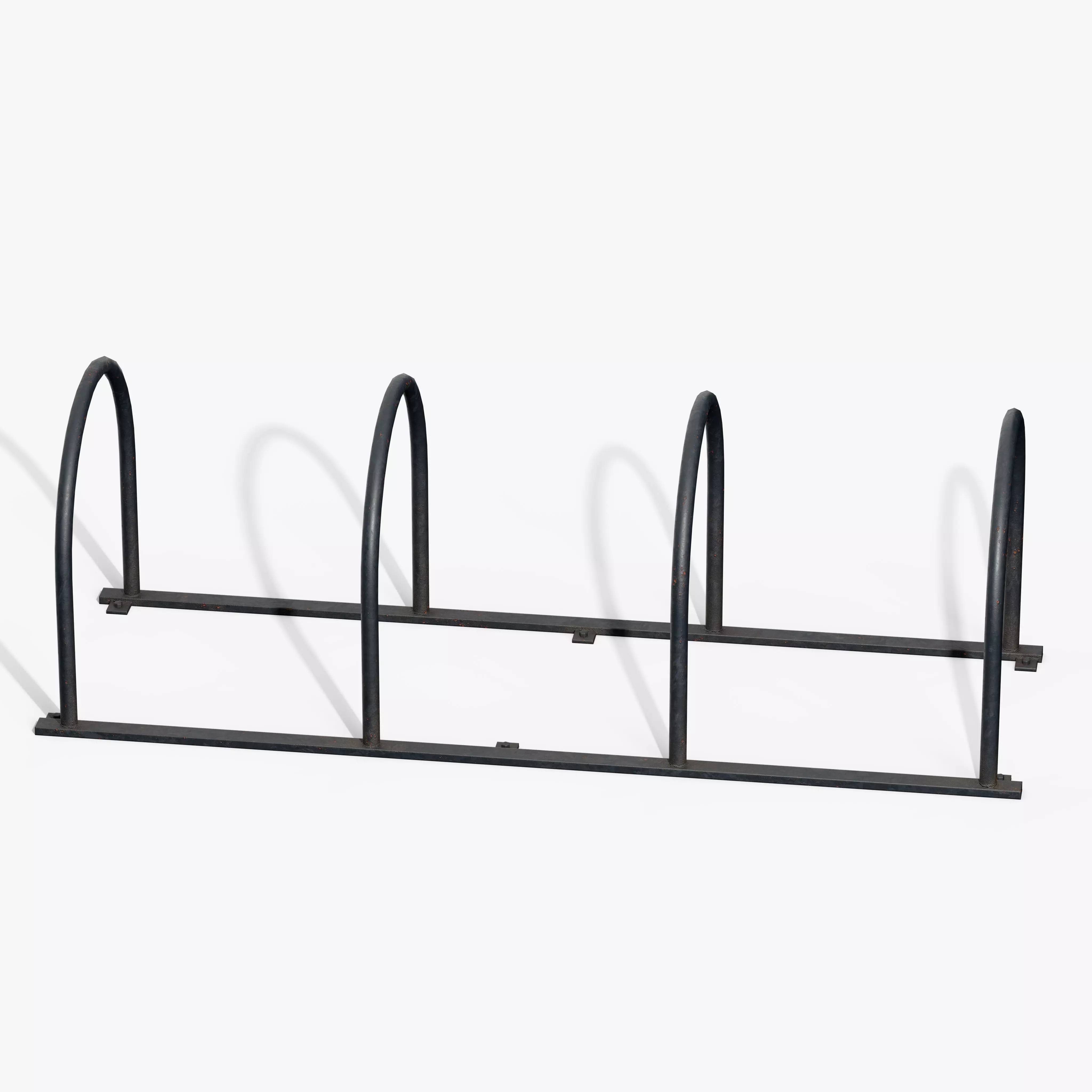 Bicycle Stand Type B Low-poly 3D model_8