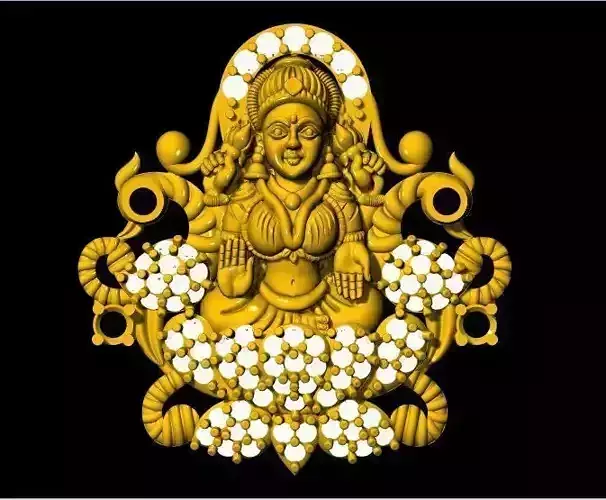 laxmi pendant 3dm file